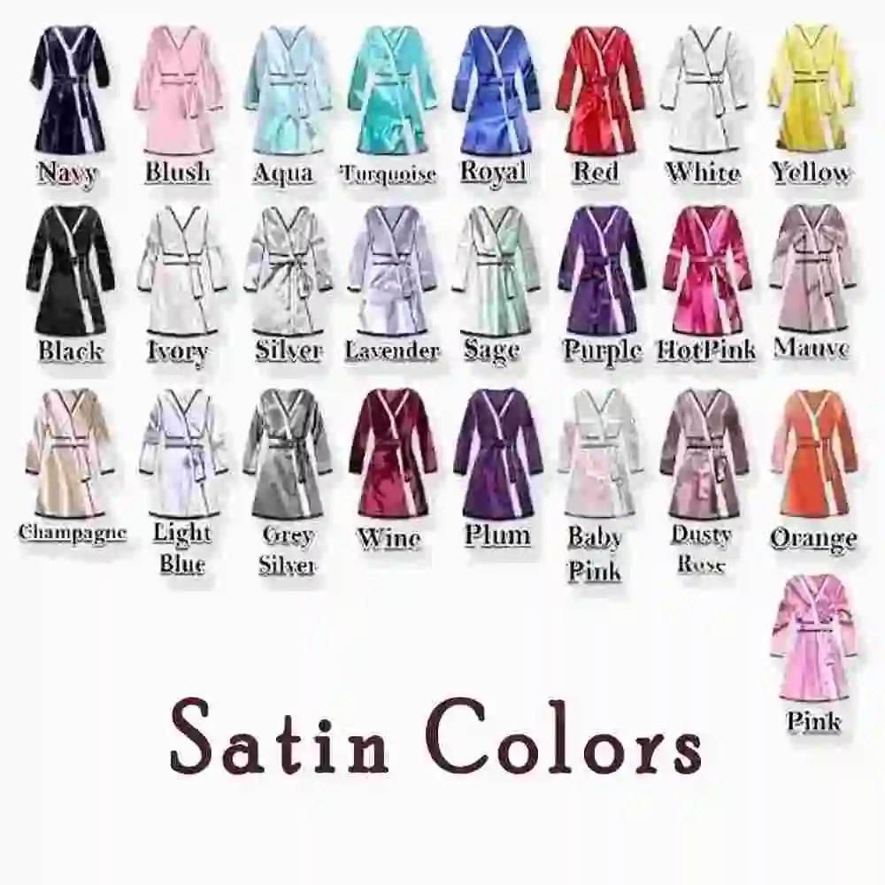 Satin Bride Bathrobe